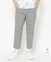 接触冷感 クールタッチ千鳥クロップドパンツ