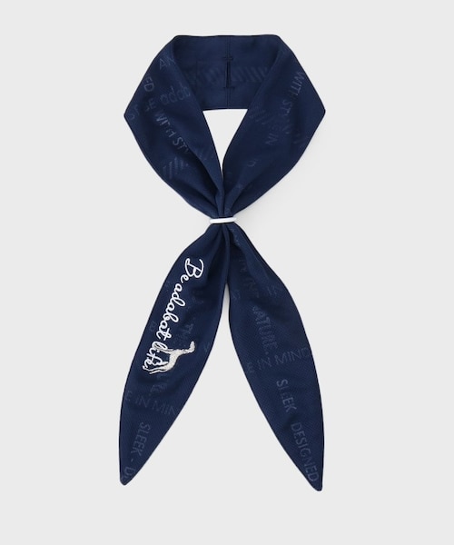 セカンドピアス] Ptミッキーマウス アクアマリンハーフセカンドピアス