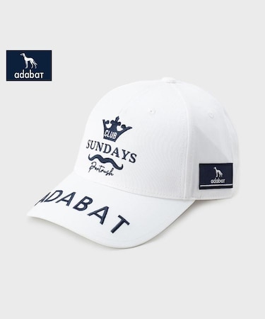 【新レーベル ADABAT NAVY】サンデーズロゴキャップ