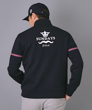 【新レーベル ADABAT NAVY】ライトスムーストラックブルゾン