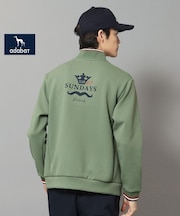 【新レーベル ADABAT NAVY】せとはるコラボ ハーフジッププルオーバー
