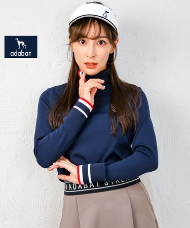 【新レーベル ADABAT NAVY】せとはるコラボ モックT