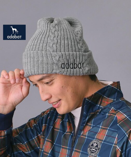 【新レーベル ADABAT NAVY】サルーキケーブルワッチ