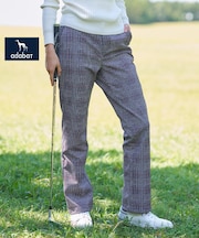 【ADABAT NAVY】ハイブリットダウンストレートパンツ