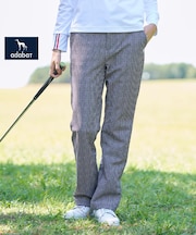 【ADABAT NAVY】ハイブリットダウンストレートパンツ