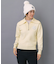【ADABAT NAVY】ハーフジップワイドカラーニット