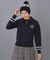 【ADABAT NAVY】ハーフジップワイドカラーニット