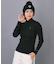 【ADABAT NAVY】ワイドリブスプリットカラーニット