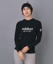 【ADABAT NAVY】【吸湿発熱】サーモスムースモックT