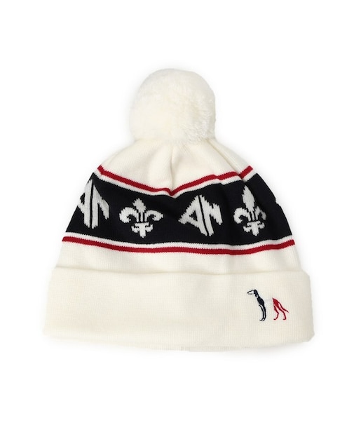 【ADABAT NAVY】フルールドリスニットキャップ