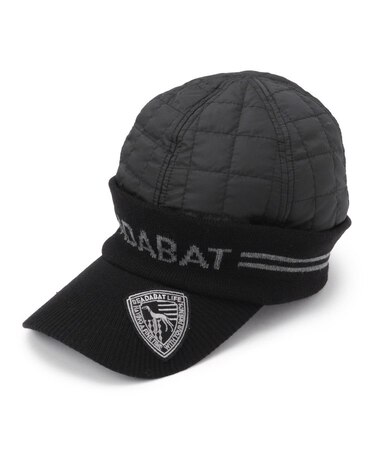 キルティング防寒キャップ