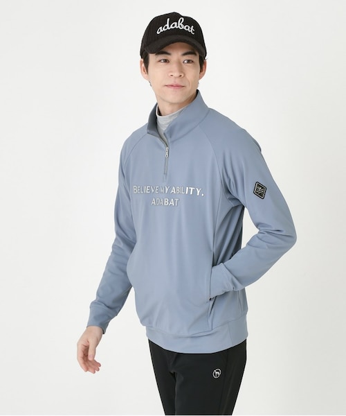 ダンボールハーフジッププルオーバー｜アダバットの通販｜&mall
