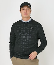 ロゴエンボススウェットプルオーバー