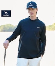 【ADABAT NAVY】プラチナポンチ長袖モックT