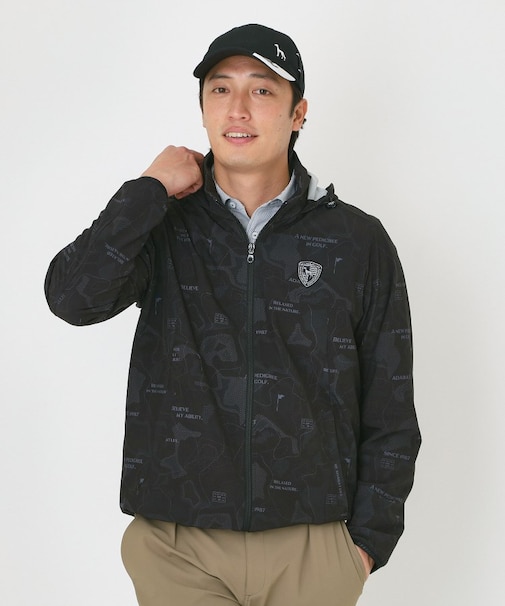 クールコアプリントジップブルゾン