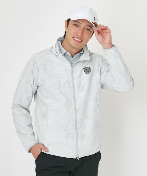 クールコアプリントジップブルゾン