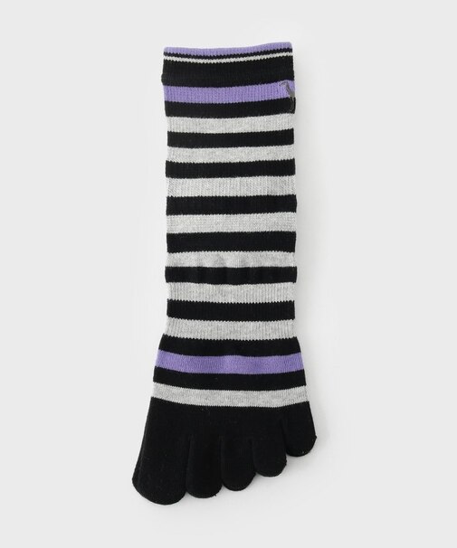 5本指ボーダーショートソックス