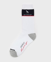 【ADABAT NAVY】バイカラーレギュラーソックス