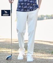 【ADABAT NAVY】撥水フルダルテーパードパンツ