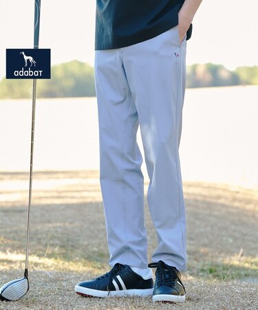 【ADABAT NAVY】撥水フルダルテーパードパンツ