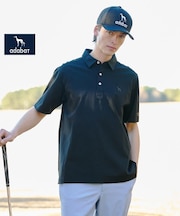 【ADABAT NAVY】プラチナポン半袖ポロシャツ