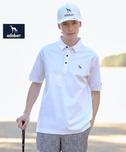 【ADABAT NAVY】プラチナポン半袖ポロシャツ