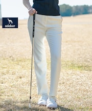 【ADABAT NAVY】ストレッチツイルストレートパンツ