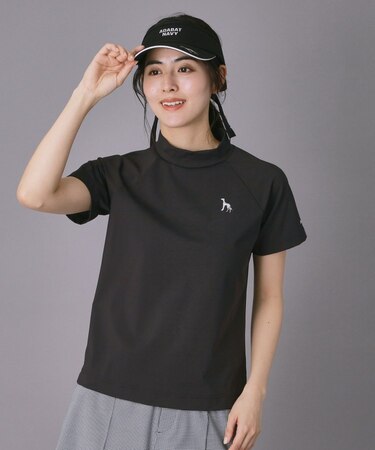 【ADABAT NAVY】クールナイロンモックT