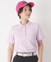 3Dジャカード半袖ポロシャツ