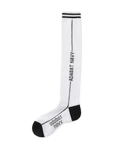 【ADABAT NAVY】フレンチニーハイソックス