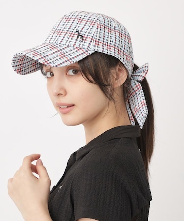 チェックキャップ