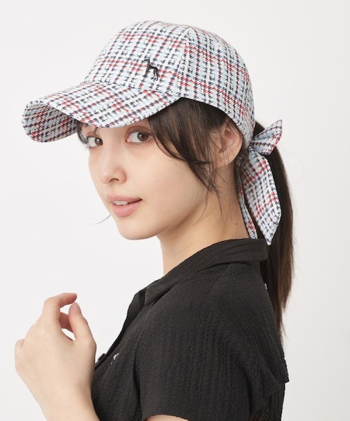 チェックキャップ