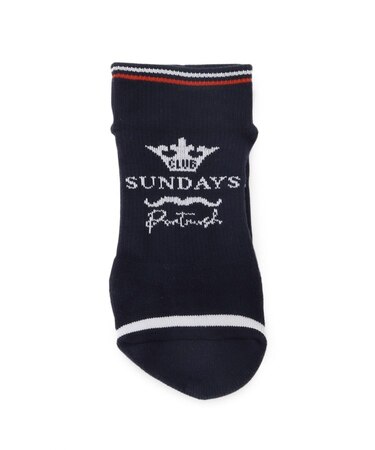 【ADABAT NAVY】CLUB SUNDAYSベリーショート3Dソックス