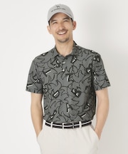 【吸水速乾】ウェーブロゴ半袖ポロシャツ