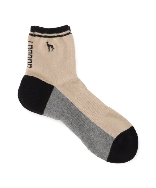 バイカラーショートソックス