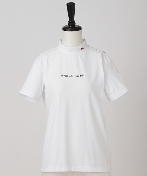 【ADABAT NAVY】クールタッチロゴラインモックT