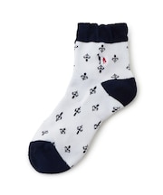 【ADABAT NAVY】フレンチショートMOVEソックス
