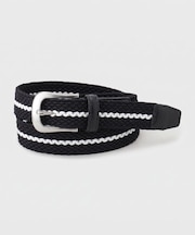 【ADABAT NAVY】ラインメッシュベルト