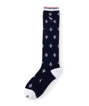 【ADABAT NAVY】モノグラムハイソックス