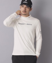 【ADABAT NAVY】ブラッシュドサーモモックT