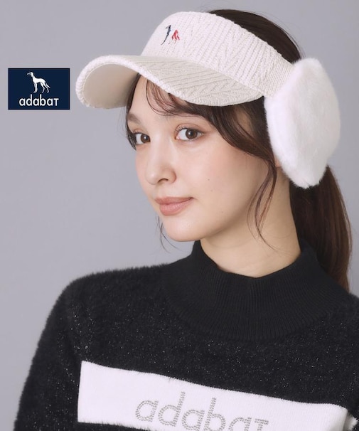 【ADABAT NAVY】マフ着脱可能バイザー