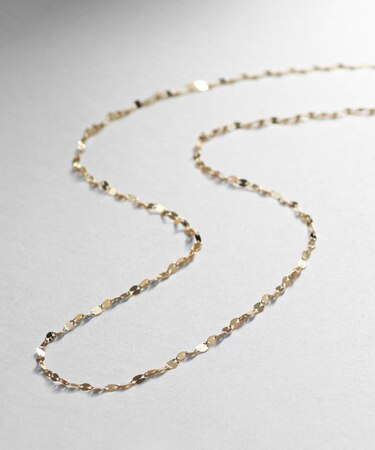 K18フラワークロスチェーン ネックレス