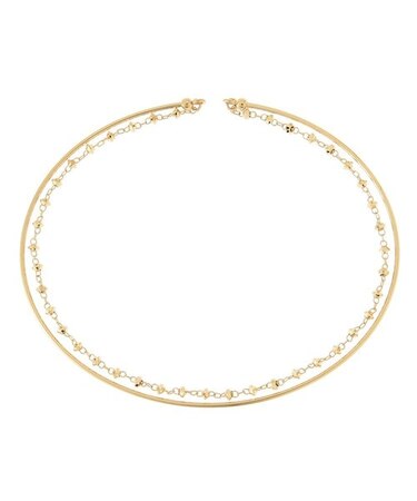 K18カットビーズ クリッポンバングル