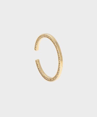 K10ダイヤモンド サイドメレーイヤーカフ小