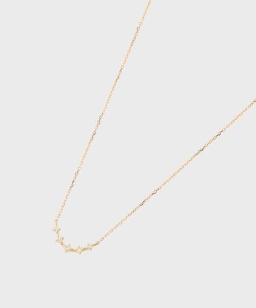 K18ダイヤモンド アーチ グラデネックレス小