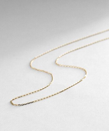 K18ミラーカットチェーン チョーカー