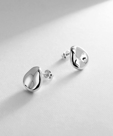 シルバー ニュアンスピアス ドロップ