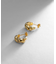 シルバー スモールフープ クロワッサンピアス GP