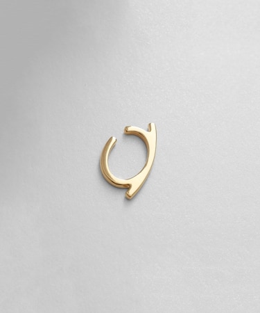 シルバー ソリッドイヤーカフ フラットアーク GP