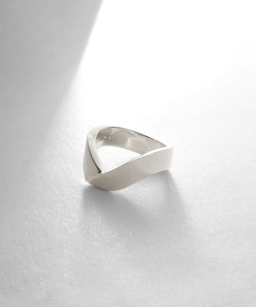 シルバー フォールディングリング ストリーム